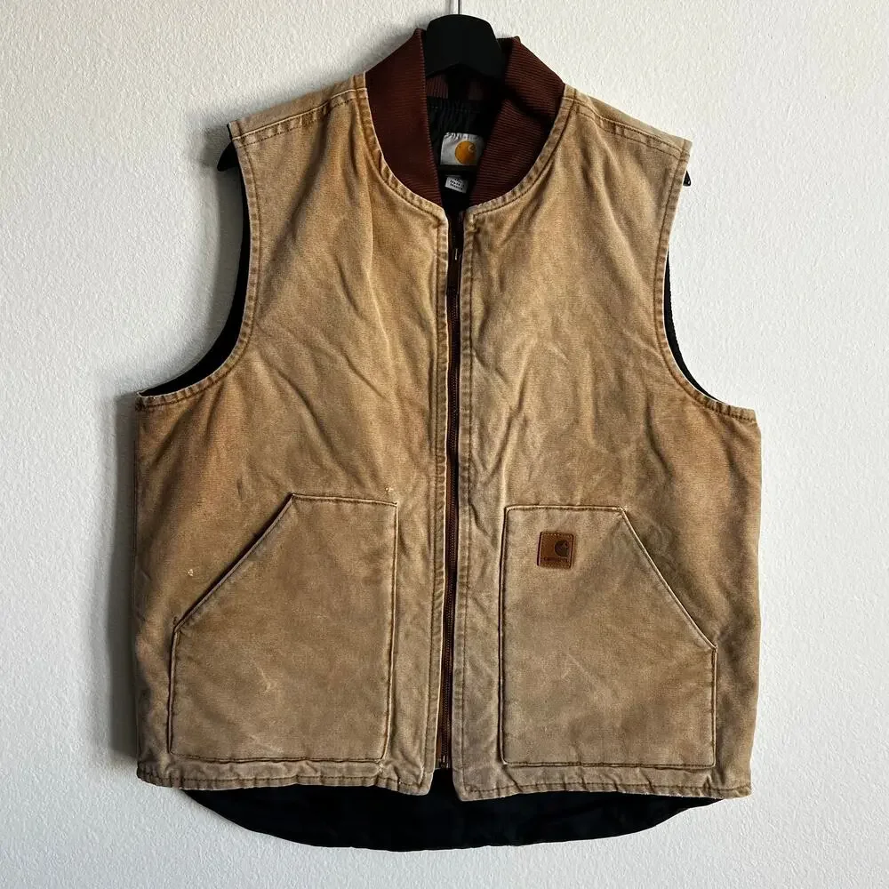 Carhartt V02 brown work wear vest